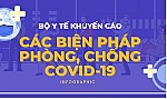 Bộ Y tế khuyến cáo các biện pháp phòng, chống Covid-19
