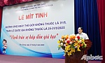 Tiền Giang: Mít tinh hưởng ứng Tuần lễ Quốc gia không thuốc lá