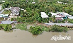 Khẩn trương khắc phục điểm sạt lở ở ấp Hậu Vinh, xã Hậu Thành