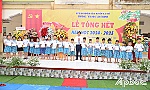 Phó Chủ tịch Thường trực UBND tỉnh Tiền Giang Trần Văn Dũng dự tổng kết năm học tại Trường Tiểu học Tân Thanh
