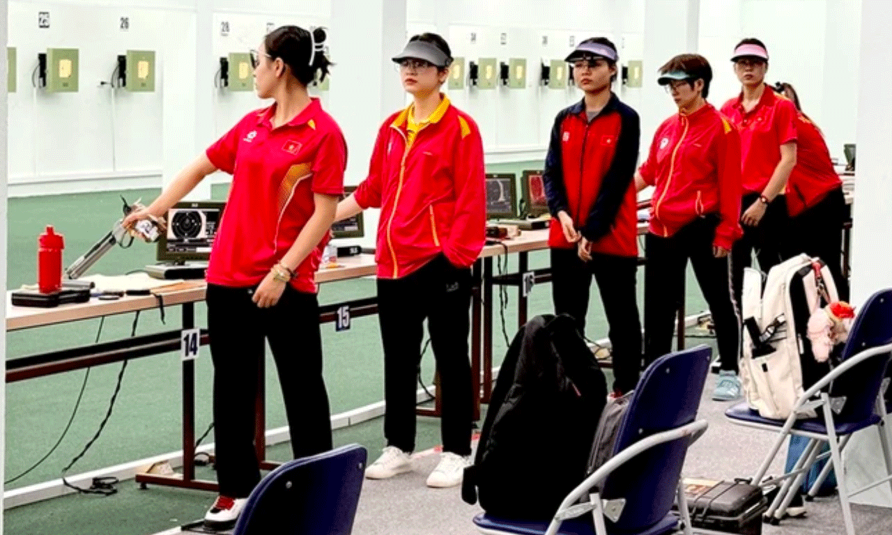 Gần 200 xạ thủ tham dự giải bắn súng vô địch đội mạnh quốc gia 2025