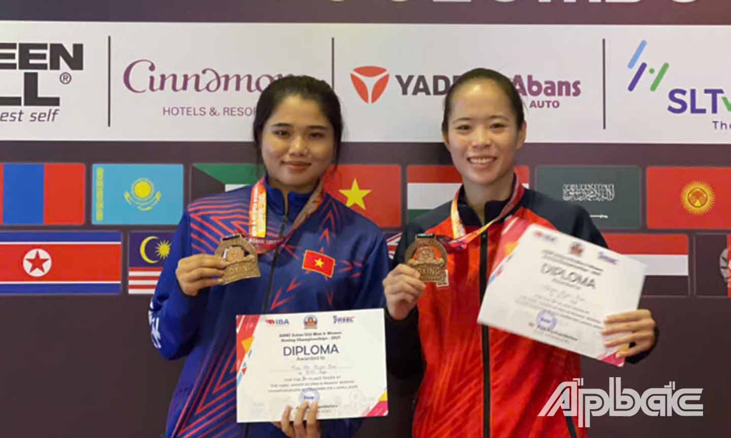 Hai vận động viên Boxing của Tiền Giang đoạt Huy chương Đồng vô địch châu Á
