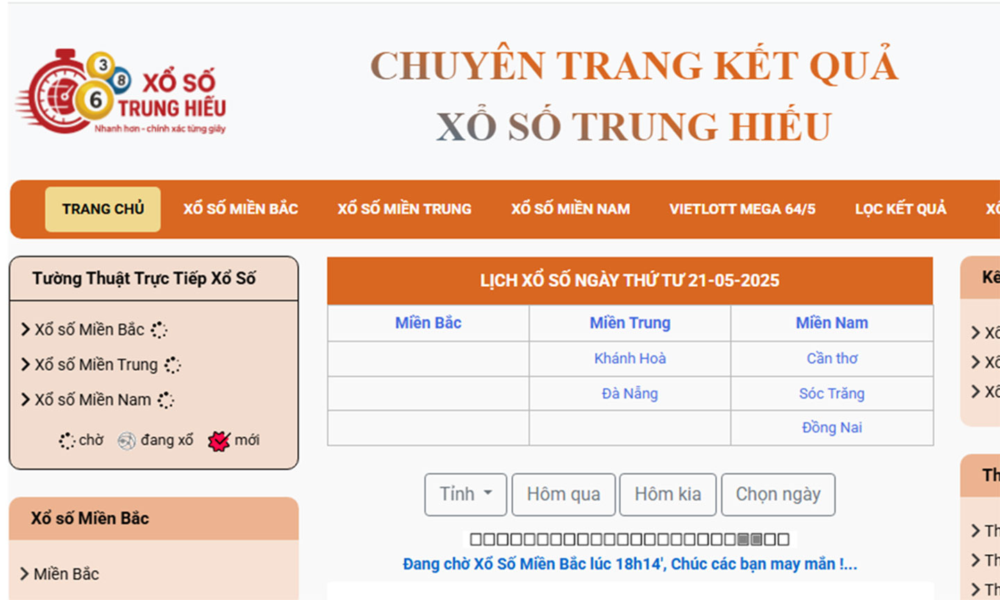 Xổ số kiến thiết Trung Hiếu - Mang đến kết quả xổ số cập nhật, chính xác
