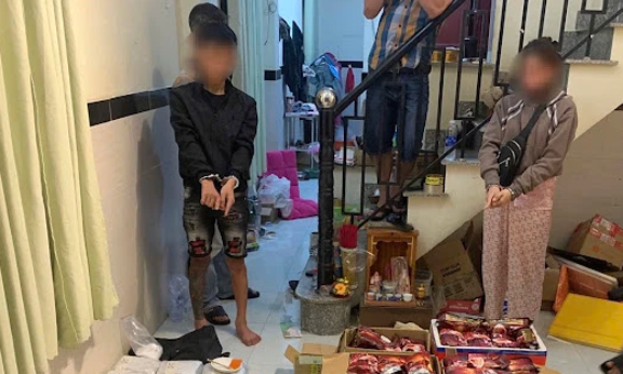 Tang vật ma túy thu giữ trước đó.