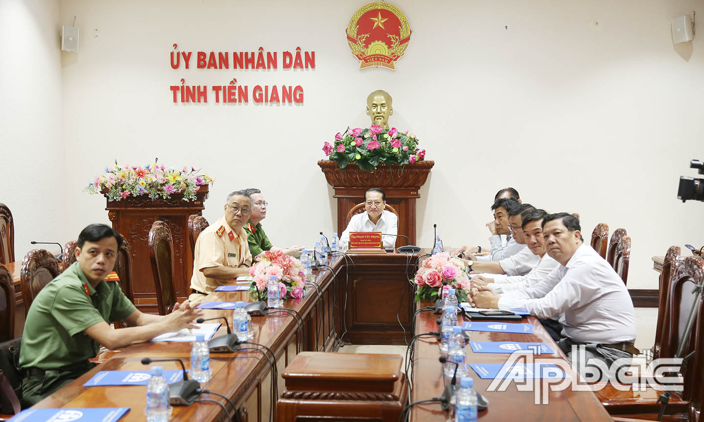 Điểm cầu tại Tiền Giang.