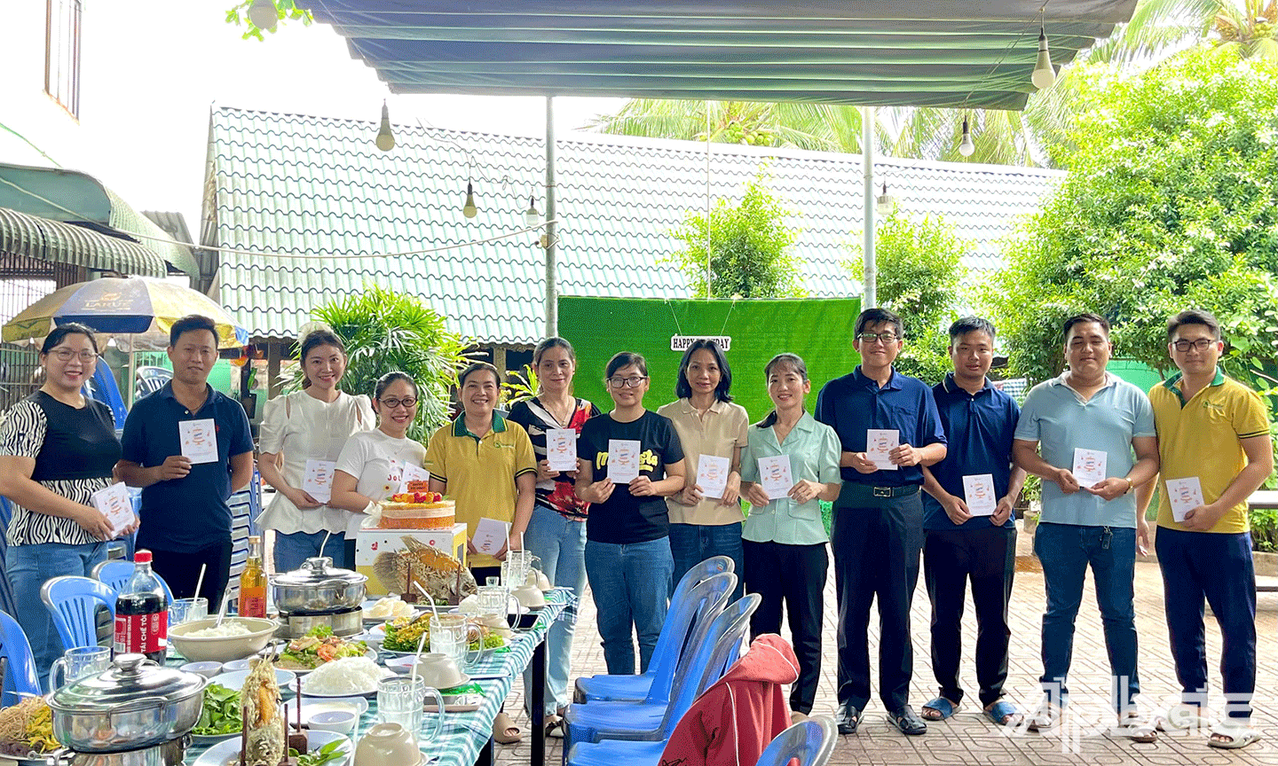 CĐCS Công ty tổ chức sinh nhật cho đoàn viên, NLĐ trong tháng 