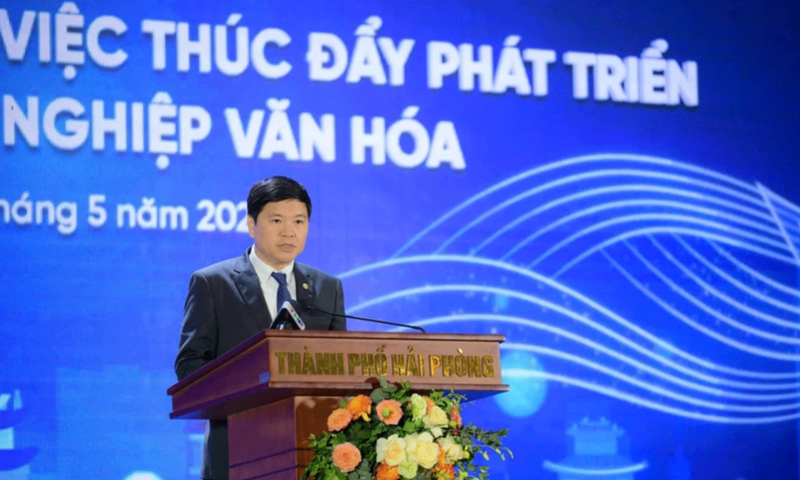 Ông Hoàng Minh Cường, Phó Chủ tịch Ủy ban nhân dân thành phố Hải Phòng. (Ảnh: PV)
