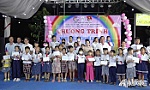 Huyện Gò Công Tây: Vui tết thiếu nhi, trao học bổng cho học sinh vượt khó học tốt