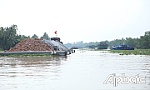 Đồng bằng sông Cửu Long: Ra quân tổng kiểm soát phương tiện bơm hút cát, sỏi
