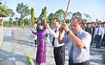 Lãnh đạo tỉnh Tiền Giang viếng Nghĩa trang Liệt sĩ tỉnh