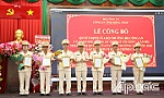 Công an tỉnh Đồng Tháp công bố các Quyết định về sắp xếp Công an cấp tỉnh và xã