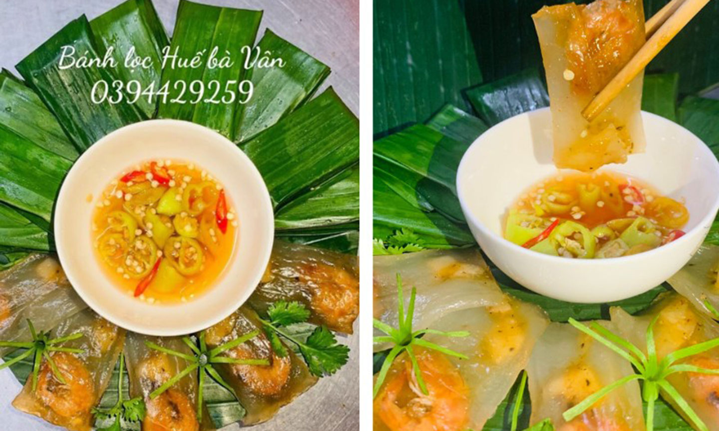 Cửa hàng bán bánh bột lọc Huế làm quà ngon, được nhiều du khách ủng hộ