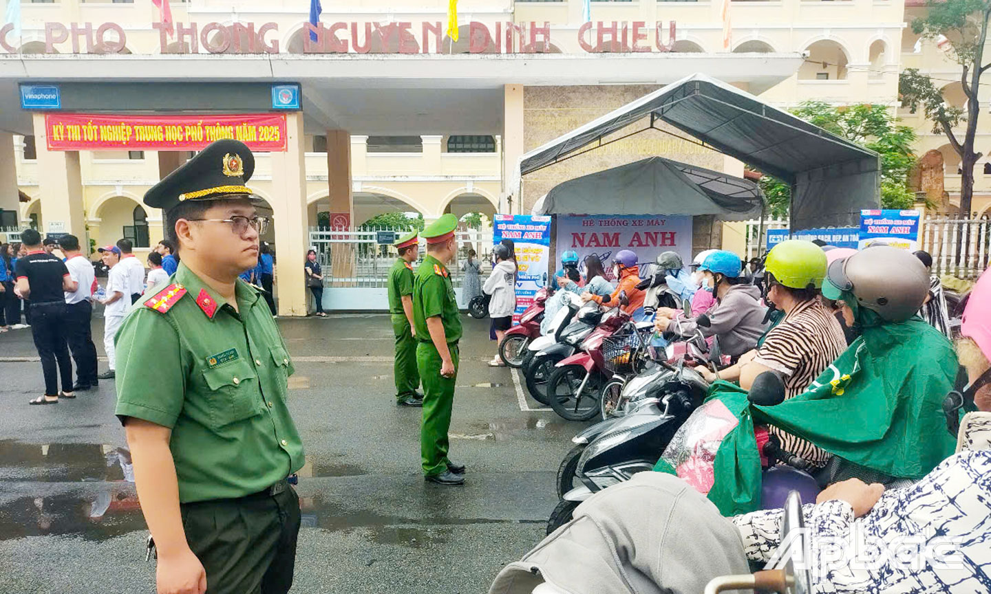 Tiền Giang đảm bảo an toàn, an ninh tuyệt đối Kỳ thi tốt nghiệp THPT năm 2025