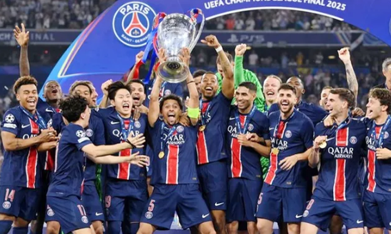 PSG đánh bại Inter Milan 5-0 để lần đầu tiên vô địch Champions League.
