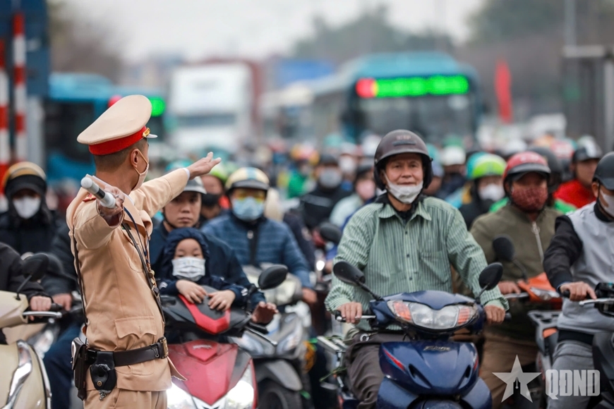 Tai nạn giao thông tại Hà Nội giảm ở cả 3 tiêu chí số vụ, số người chết và số người bị thương. Ảnh: qdnd.vn