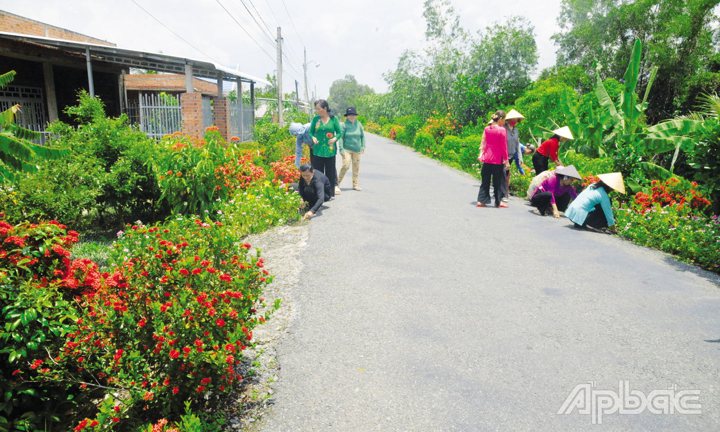Hội LHPN tỉnh Tiền Giang tích cực tham gia xây dựng NTM, với nhiều hoạt động, thành lập các mô hình phù hợp, thiết thực.