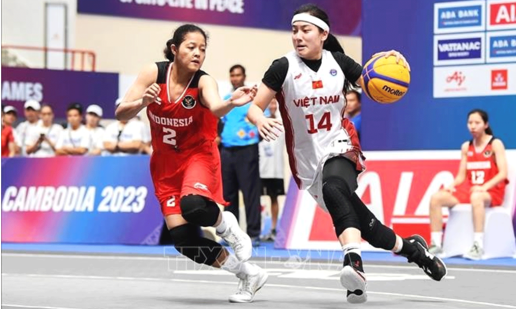 Bóng rổ là một trong những bộ môn mũi nhọn giành vàng của thể thao Việt Nam tại SEA Games 33. Ảnh: TTXVN