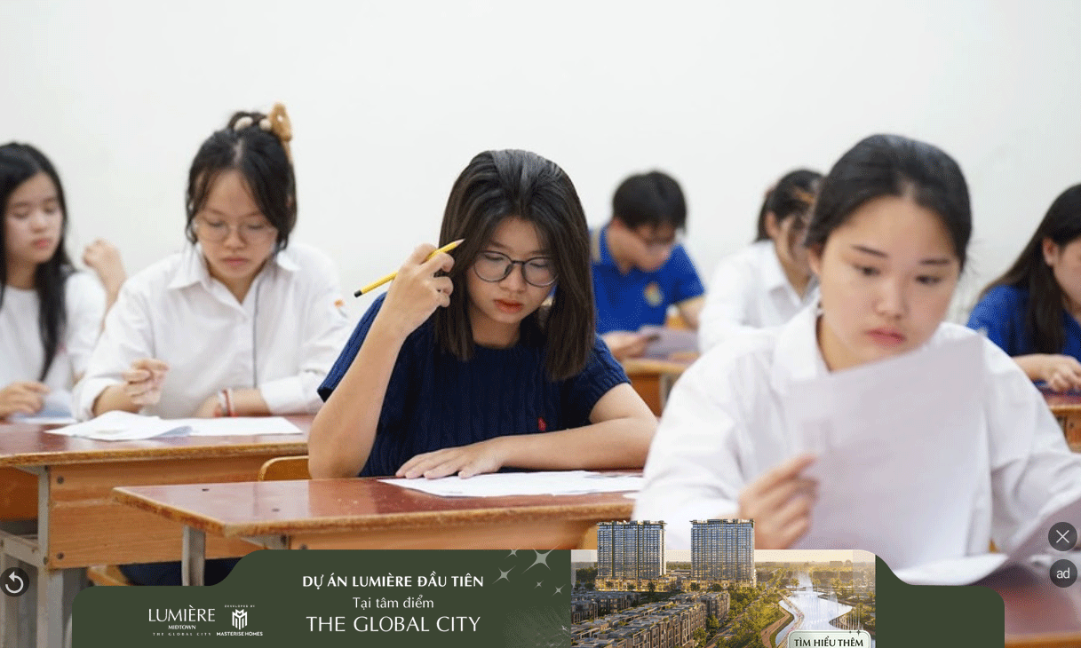 Thí sinh thi tốt nghiệp THPT năm 2024. Ảnh: Xuân Phú.