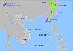Bão số 2 trên Biển Đông di chuyển chậm, biển động dữ dội