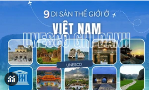 [Infographic] 9 Di sản Thế giới ở Việt Nam được UNESCO vinh danh