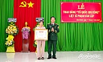 Bộ Chỉ huy Quân sự tỉnh Đồng Tháp trao Bằng 