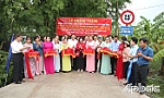Xã An Thạnh Thủy: Khánh thành công trình chào mừng sự kiện sáp nhập đơn vị hành chính cấp xã