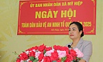 Phó Bí thư Thường trực Tỉnh ủy Nguyễn Hải Trâm dự Ngày hội Toàn dân bảo vệ an ninh Tổ quốc tại xã Mỹ Hiệp