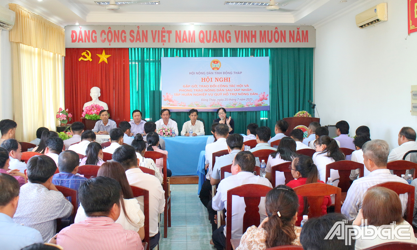 Tập trung nâng chất hoạt động Hội Nông dân sau sáp nhập