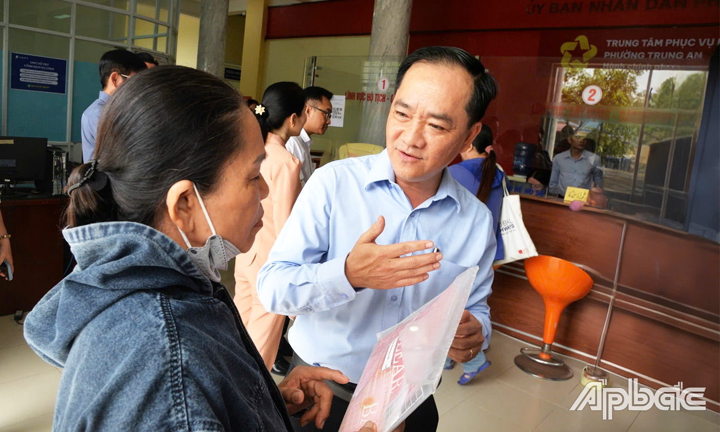 Tỉnh ủy viên, Bí thư Đảng ủy phường Trung AnNguyễn Kiên Cường  
