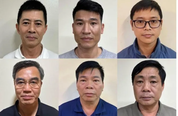 Một số bị can trong vụ án.