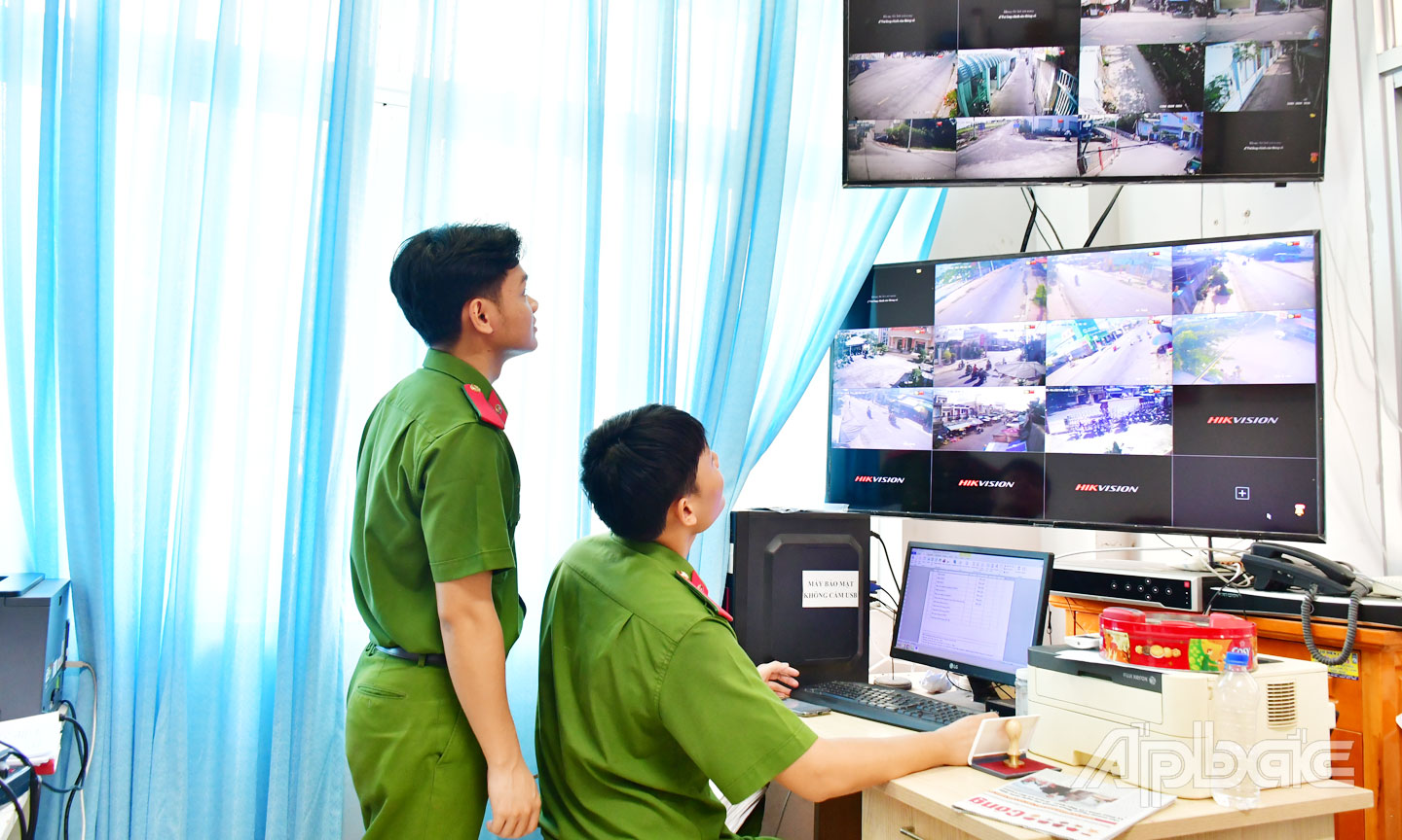 Mô hình camera giám sát được Công an xã Gia Thuận phát huy hiệu quả trong công tác đấu tranh phòng, chống tội phạm, góp phần đảm bảo ANTT trên địa bàn. 