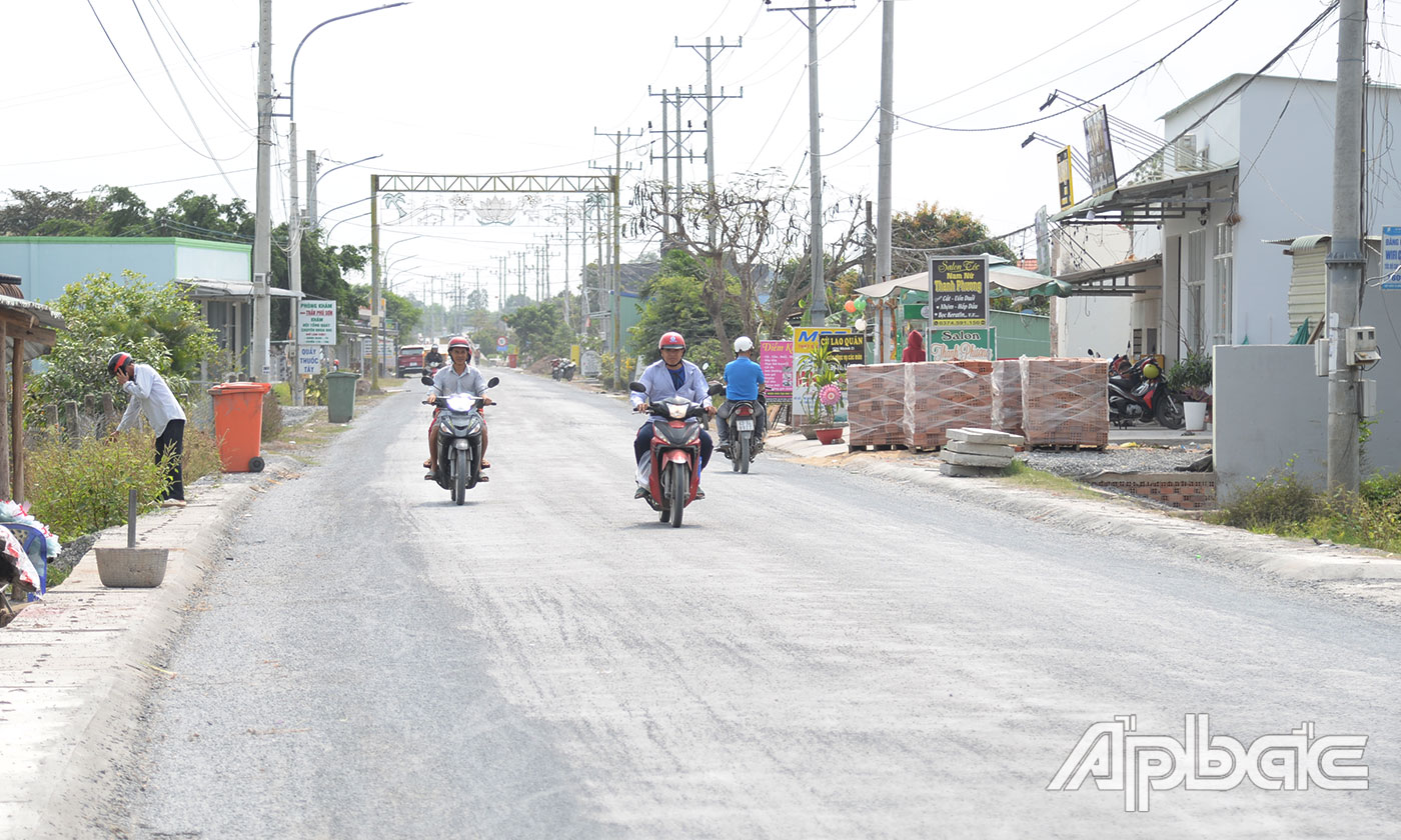 Dự án có chiều dài 8,6km đi qua địa bàn xã Tân Phú Đông.