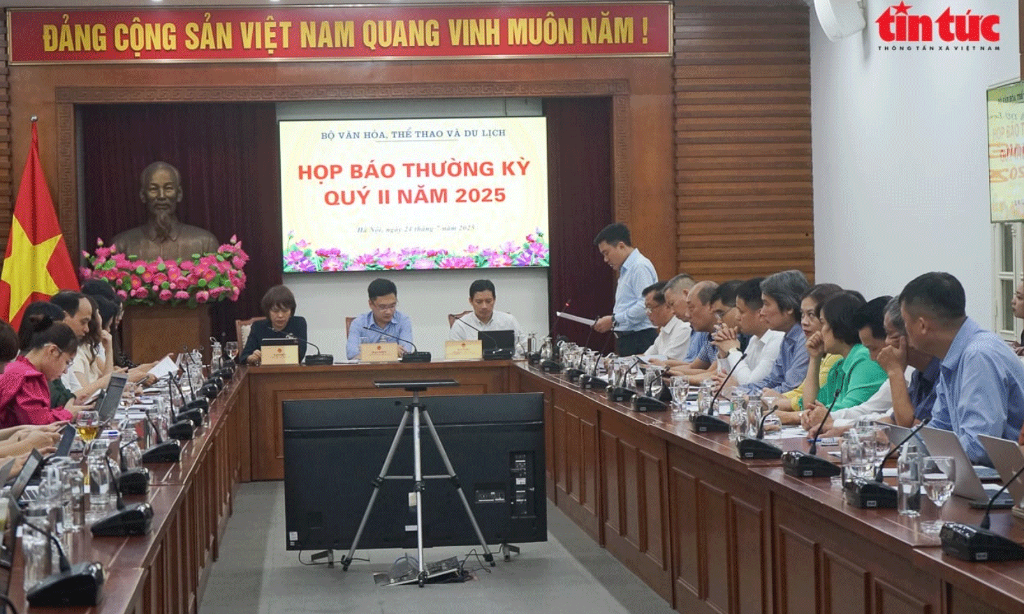 Họp báo thường kỳ quý II năm 2025 của Bộ Văn hoá, Thể thao và Du lịch.