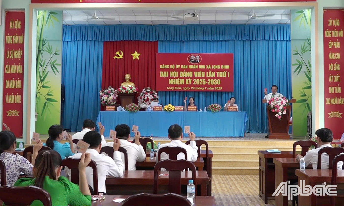 Đại biểu biểu quyết thông qua nghị quyết