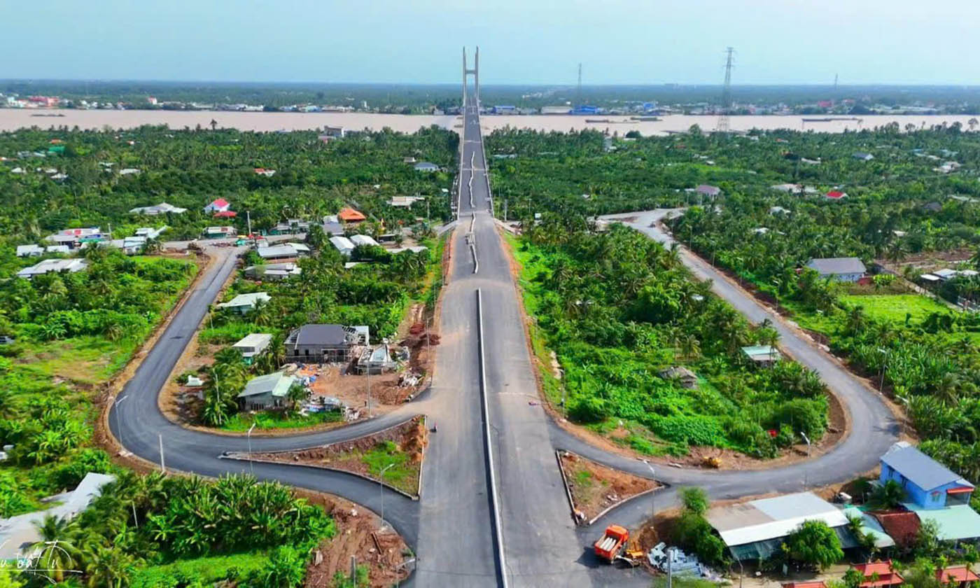 Dự án đầu tư xây dựng công trình cầu Rạch Miễu 2 dự kiến sẽ khánh thành đưa vào khai thác trước ngày 2-9.