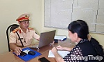 Xử lý tài xế điều khiển xe ô tô đi ngược chiều qua tin báo người dân