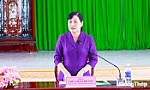 Chủ tịch HĐND tỉnh Đồng Tháp Châu Thị Mỹ Phương làm việc với xã An Thạnh Thủy