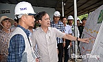 Chủ tịch UBND tỉnh Đồng Tháp Trần Trí Quang kiểm tra tiến độ Dự án thành phần 2 cao tốc Cao Lãnh - An Hữu