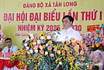 Đồng chí Trần Văn Dũng: Nhiệm kỳ 2025 - 2030, xây dựng xã Tân Long trở thành 