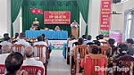 Tổ đại biểu số 10, Hội đồng nhân dân tỉnh tiếp xúc cử tri 2 xã Trường Xuân và Mỹ Quí