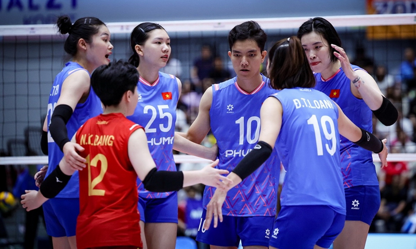 Bóng chuyền nữ Việt Nam tranh vô địch SEA V-League với Thái Lan