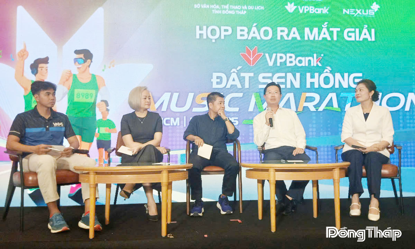 Họp báo công bố Giải VPBANK Đất Sen hồng Music Marathon 2025