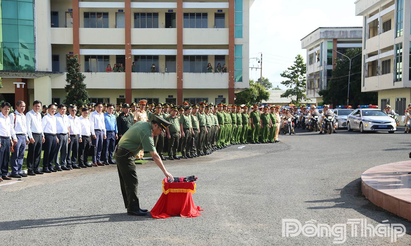 Thiếu tướng Lâm Phước Nguyên chuẩn bị phát động Lễ ra quân.