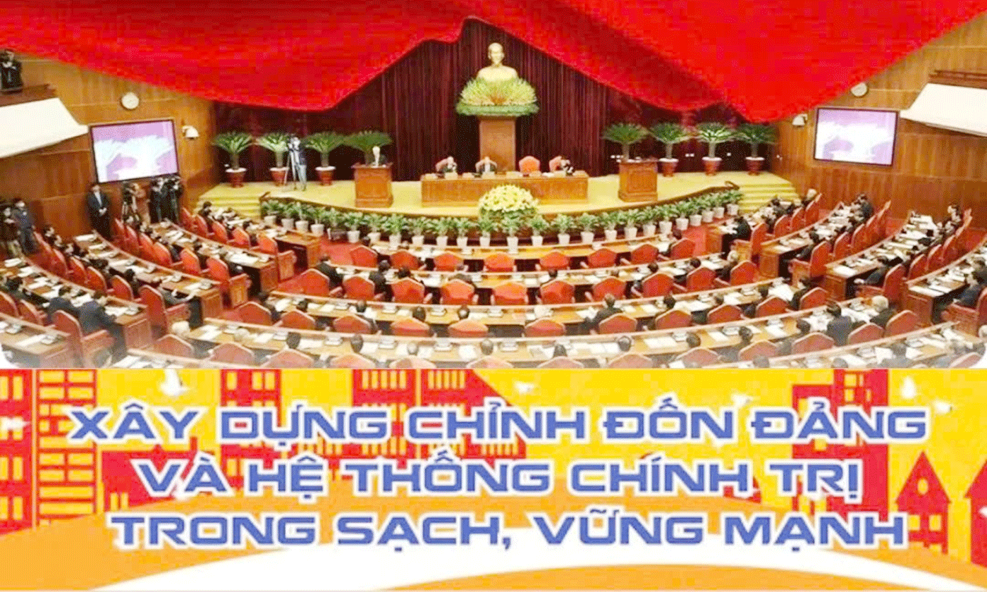 (2)	Xây dựng chỉnh đốn Đảng và hệ thống Chính trị trong sạch vững mạnh về đạo đức tiến tới Đại hội XIV của Đảng