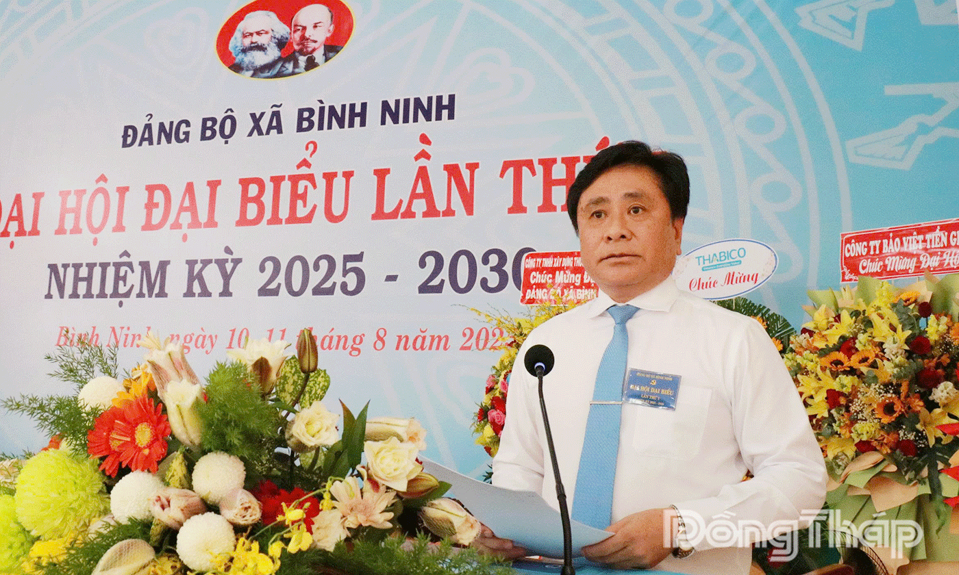 Đồng chí Trần Văn Dũng phát biểu chỉ đạo Đại hội.