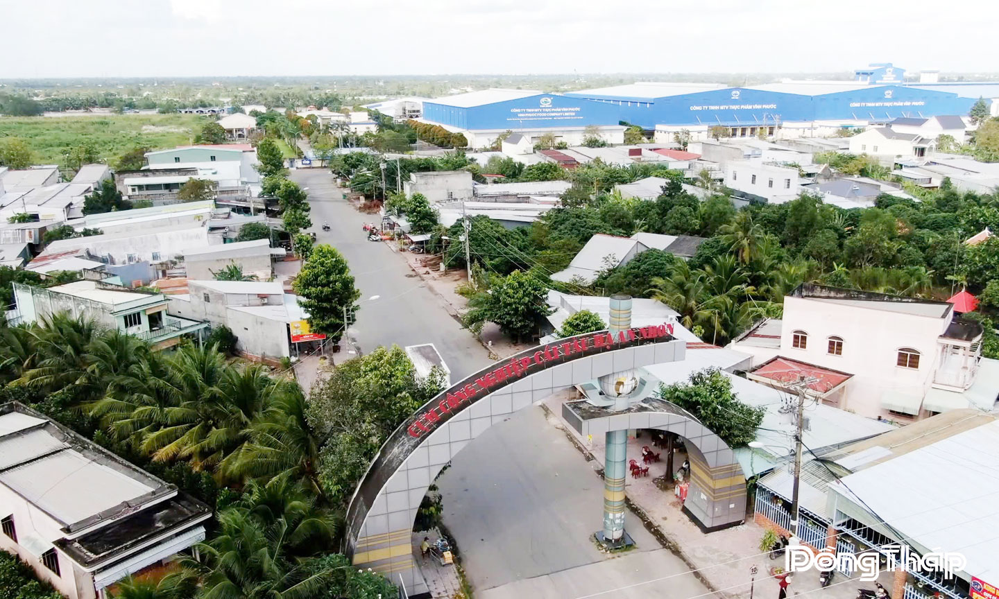  Cụm Công nghiệp Cái Tàu Hạ - An Nhơn đạt tỷ lệ lấp đầy 100%.