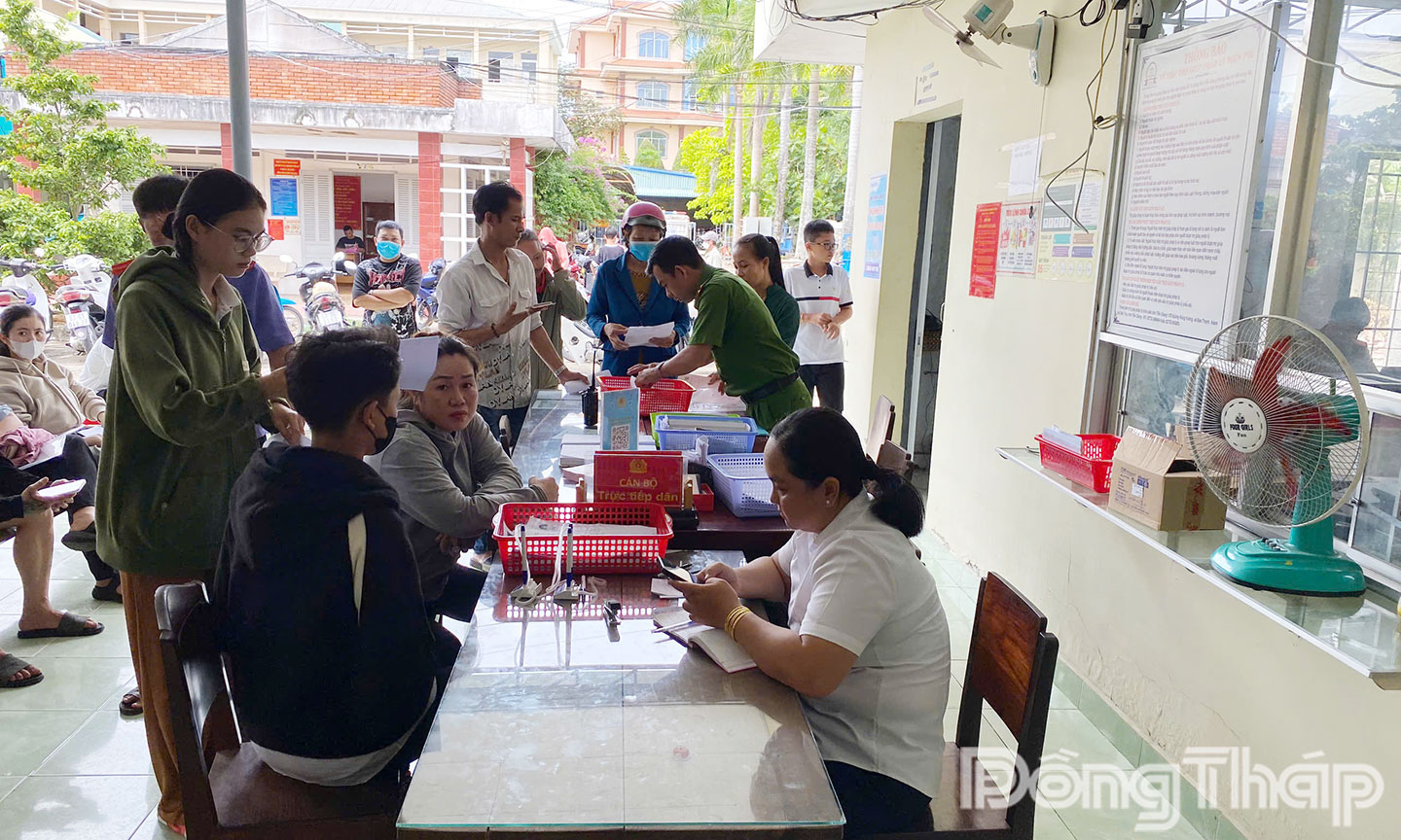 Vừa thực hiện cấp căn cước vừa thu nhận đổi thẻ đv 