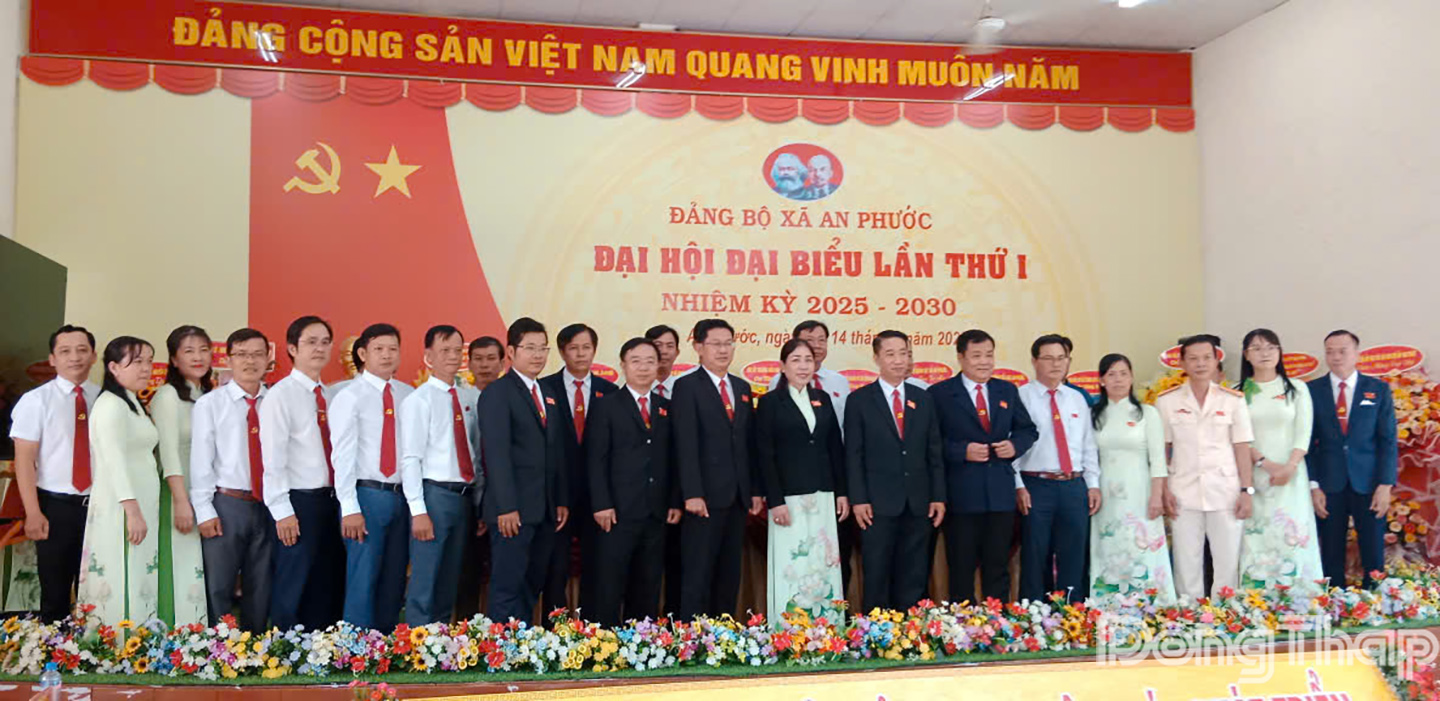 Ban Chấp hành Đảng bộ xã An Phước lần thứ I, nhiệm kỳ 2025 - 2030 ra mắt trước Đại hội