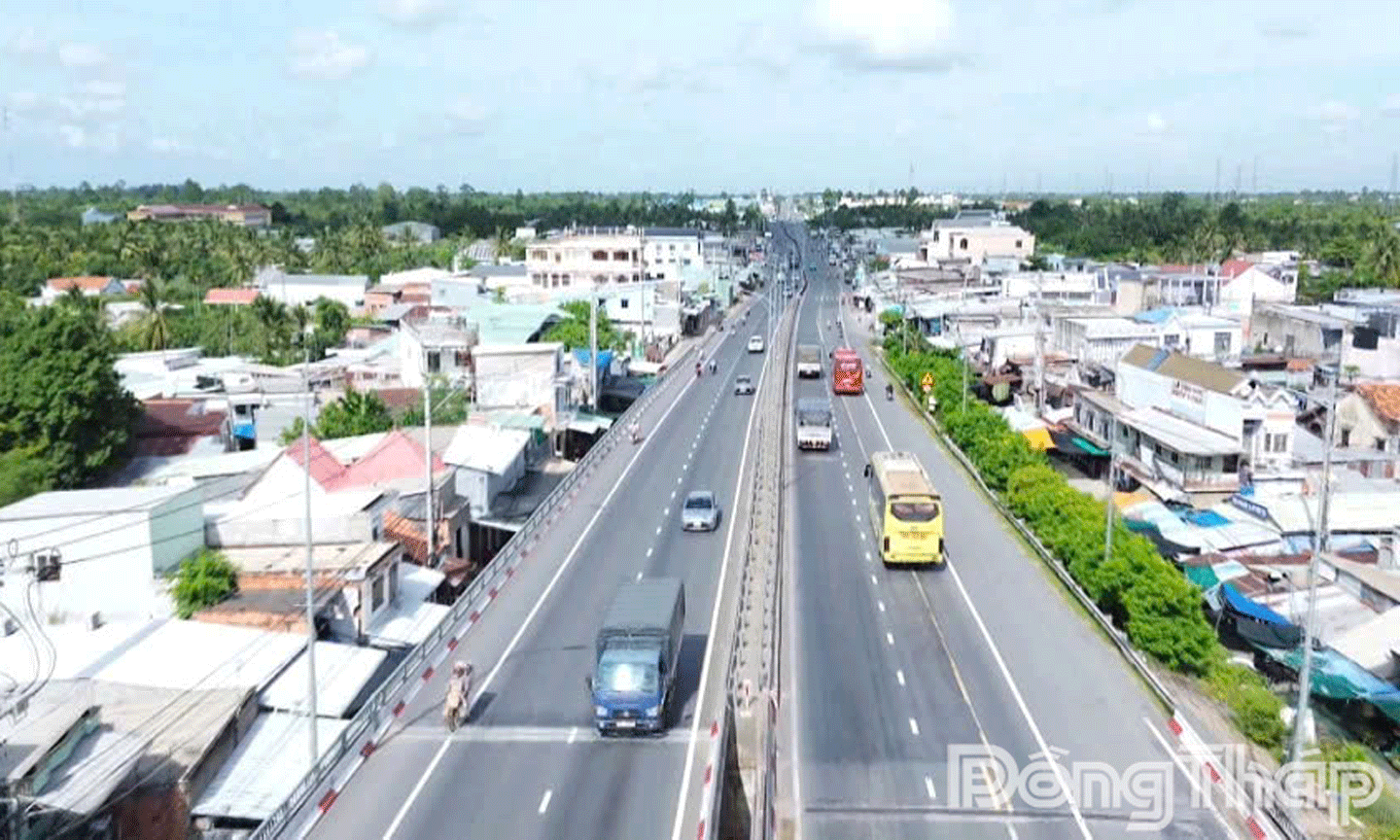 Diện mạo xã Mỹ Đức Tây hôm nay. 
