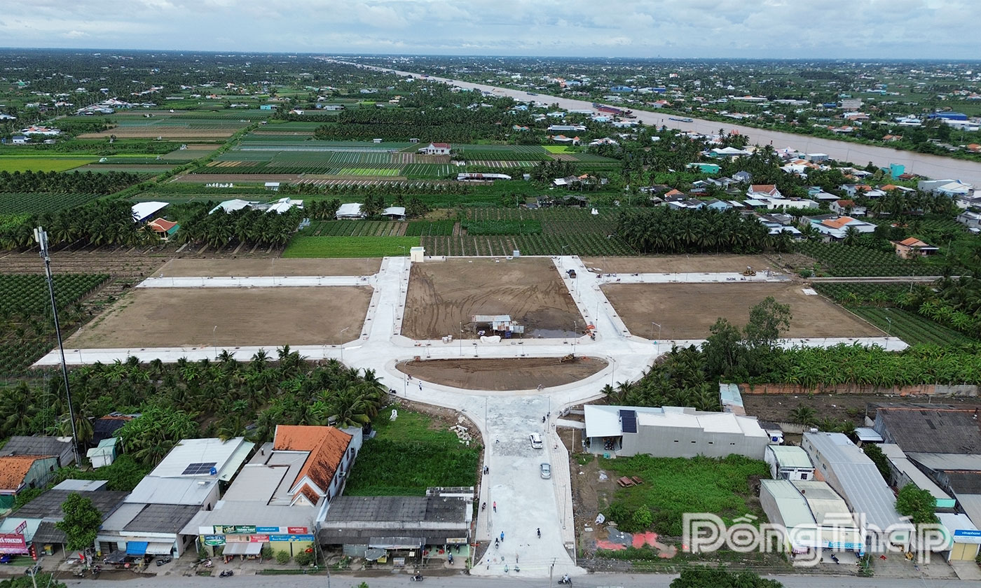 Khu TĐC tại xã An Thạnh Thuỷ đã hoàn thành.